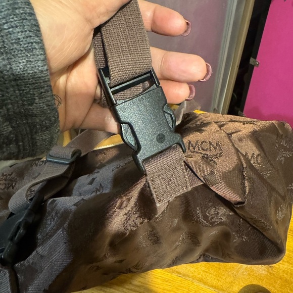 MCM Brown and Tan Backpack